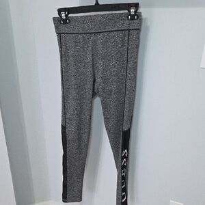 Guess Heather Gray and Black Leggings